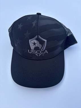 USCCA Hat Black Snapback Adult Baseball Cap Trucker Adjustable